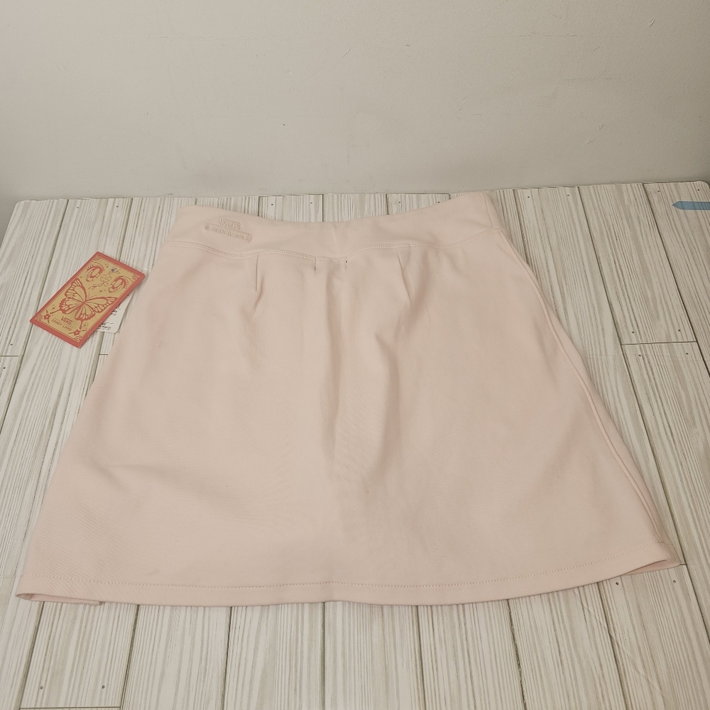 Vans x Sandy Liang NWT Tennis Skort Built in Shorts Stretchy Pink Black Size M - Picture 2 of 7